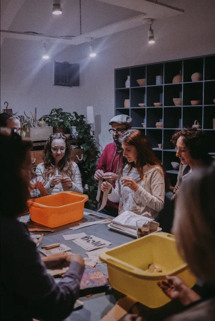 Participants during a Scarta workshop